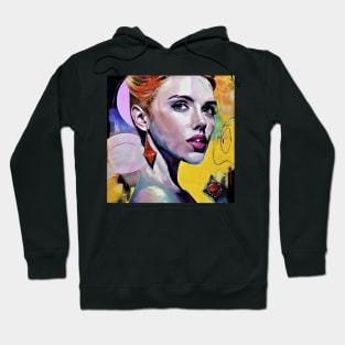 Face of  Scarlett  Johansson Hoodie